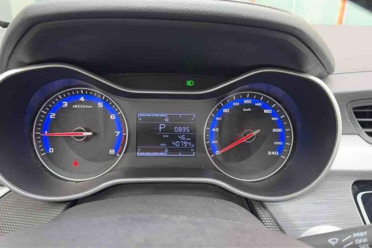Used Geely Auto Vision 2020 Revised Version 1.5L CVT Asian Games Edition Odometer Close Up