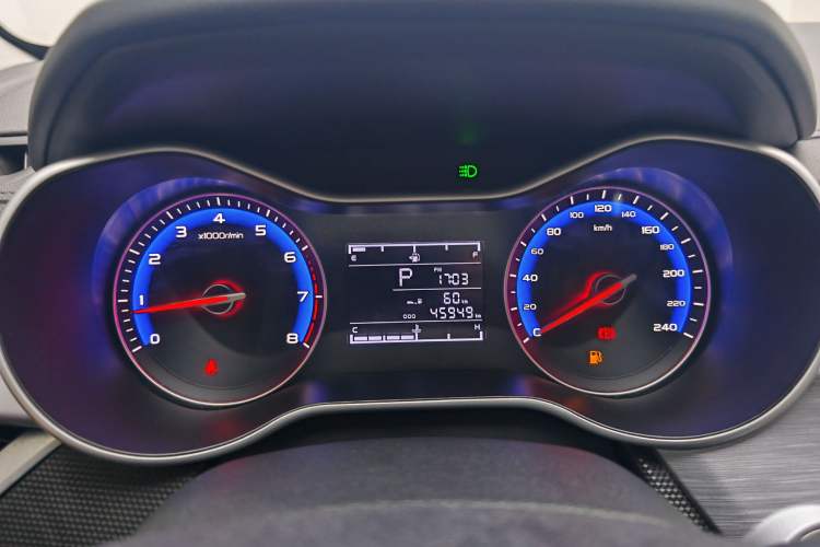 Used Geely Auto Vision 2020 Revised Version 1.5L CVT Asian Games Edition Odometer Close Up
