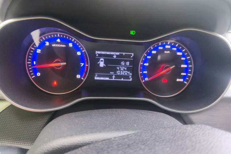 Used Geely Auto Vision 2020 Revised 1.5L Manual Asian Games Edition Odometer Close Up