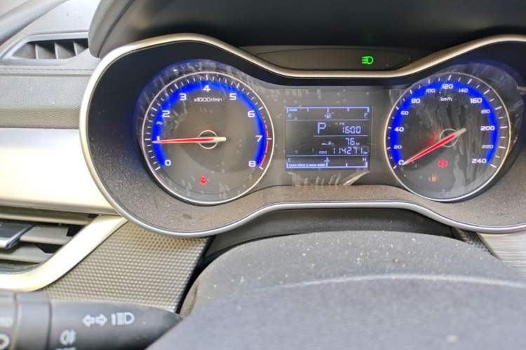 Used Geely Auto Vision 2020 1.5L CVT Asian Games Edition Odometer Close Up