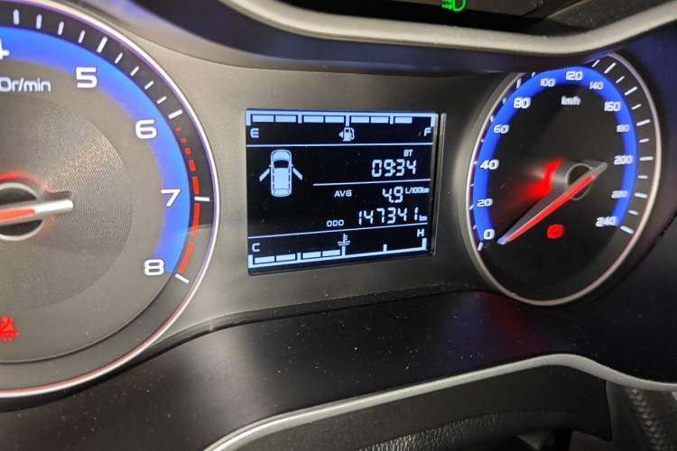 Used Geely Auto Vision 2020 1.5L Manual Asian Games Edition Odometer Close Up