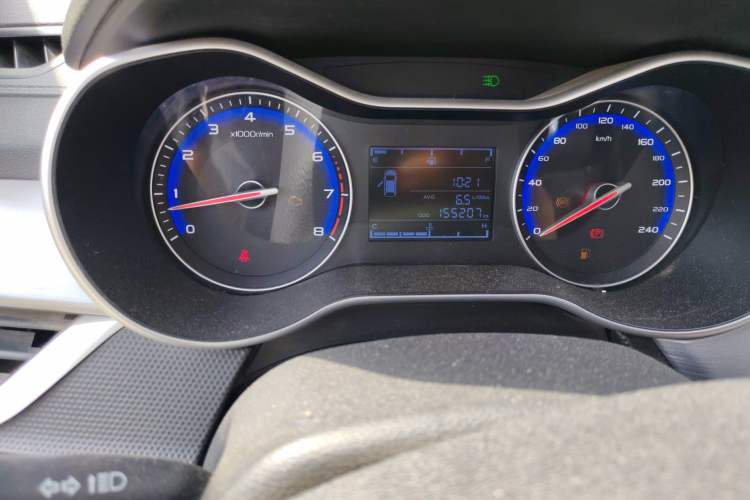 Used Geely Auto Vision 2020 1.5L Manual Asian Games Edition Odometer Close Up