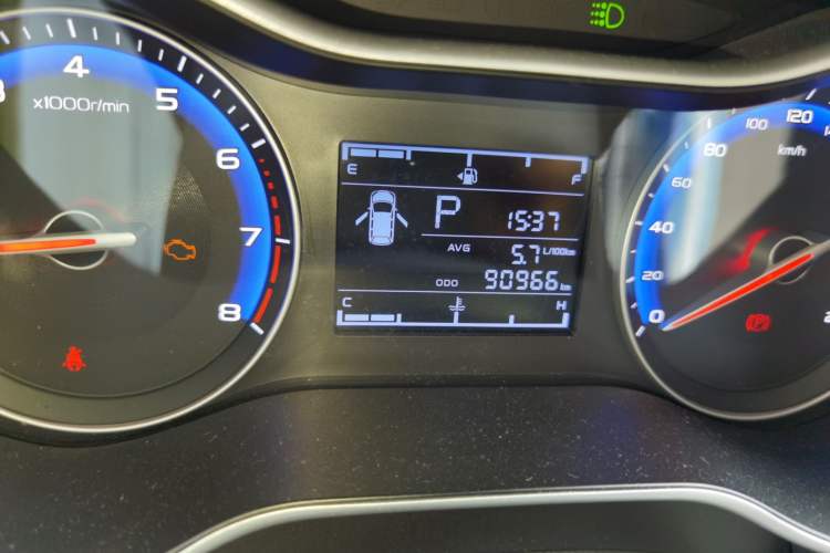 Used Geely Auto Vision 2020 1.5L CVT Asian Games Edition Odometer Close Up