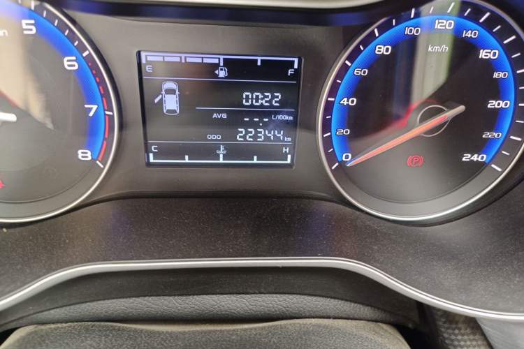 Used Geely Auto Vision 2020 Revised 1.5L Manual Asian Games Edition Odometer Close Up
