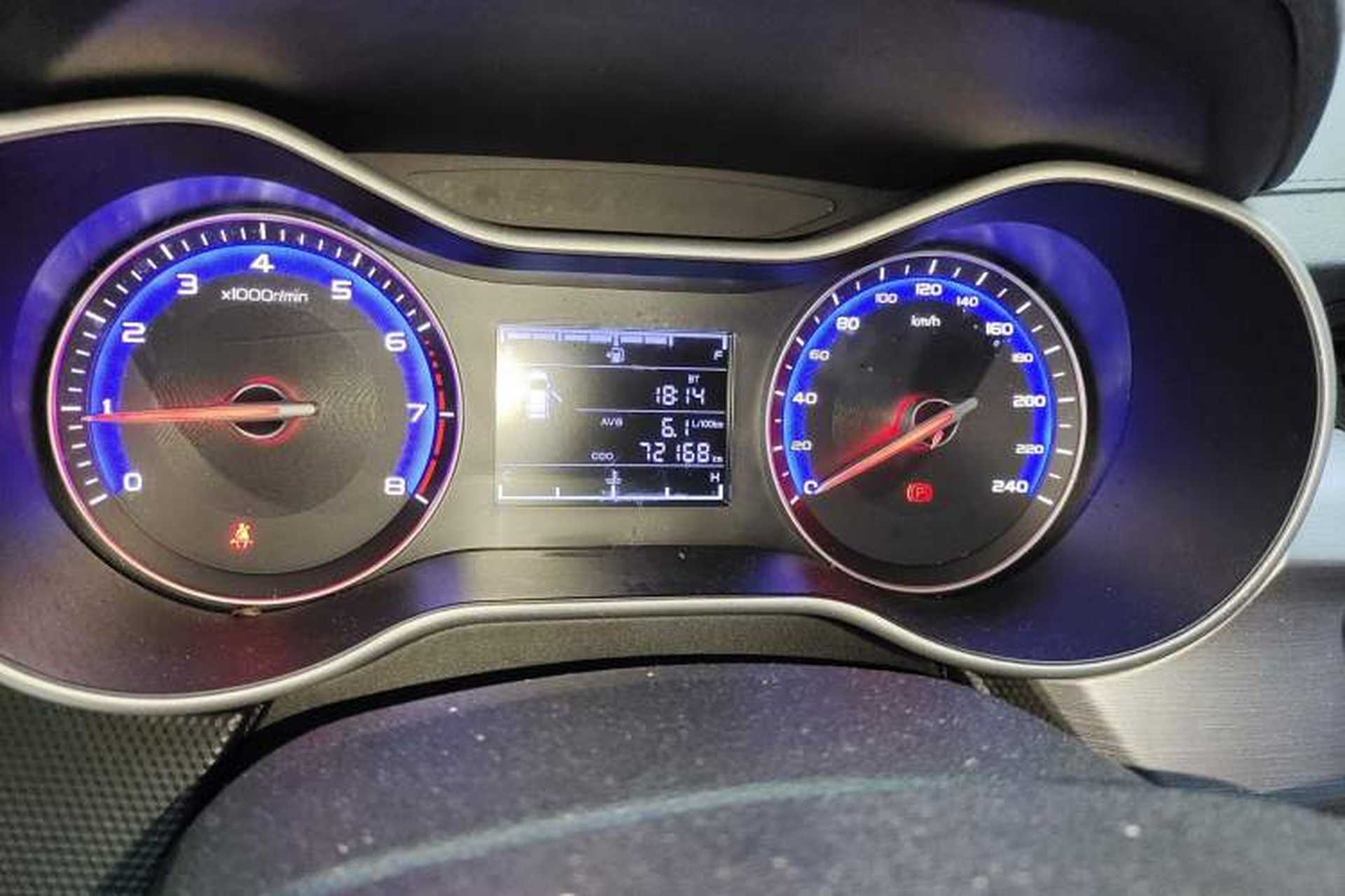 Used Geely Auto Vision 2020 1.5L Manual Asian Games Edition Odometer Close Up