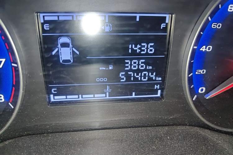 Used Geely Auto Vision 2020 Revised 1.5L Manual Asian Games Edition Odometer Close Up