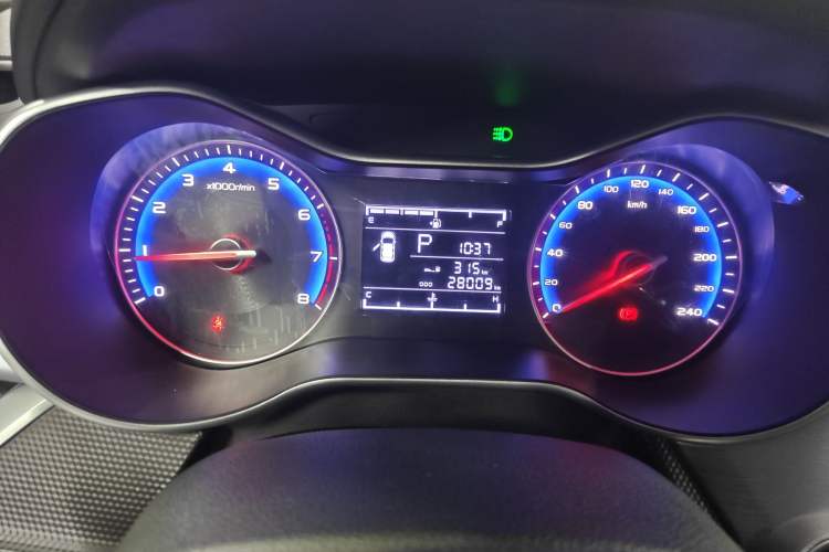 Used Geely Auto Vision 2020 1.5L CVT Asian Games Edition Odometer Close Up