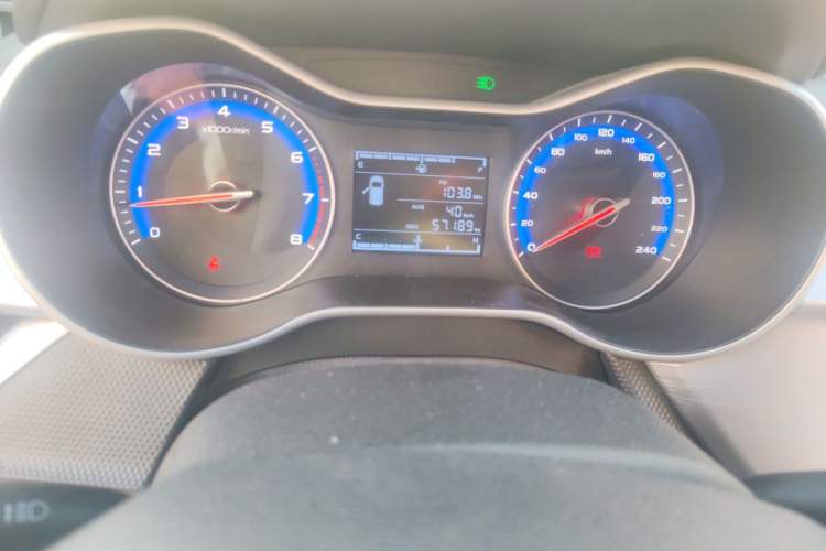 Used Geely Auto Vision 2020 Revised 1.5L Manual Asian Games Edition Odometer Close Up