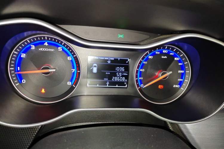 Used Geely Auto Vision 2020 1.5L Manual Asian Games Edition Odometer Close Up