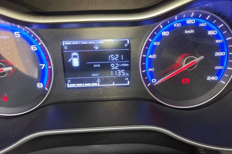 Used Geely Auto Vision 2020 1.5L Manual Value Edition Odometer Close Up