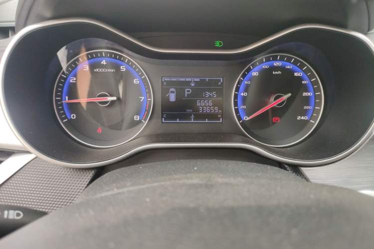 Used Geely Auto Vision 2020 1.5L CVT Luxury Model Odometer Close Up