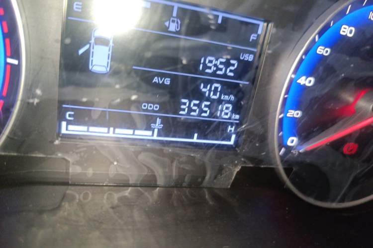 Used Geely Auto Vision 2020 1.5L Manual Value Edition Odometer Close Up
