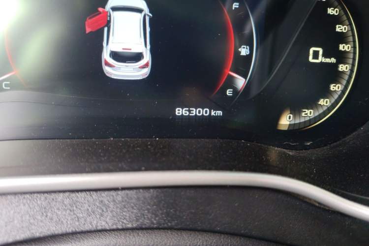 Used Geely Auto Vision S1 2018 1.5L Manual FENGXING Model Odometer Close Up