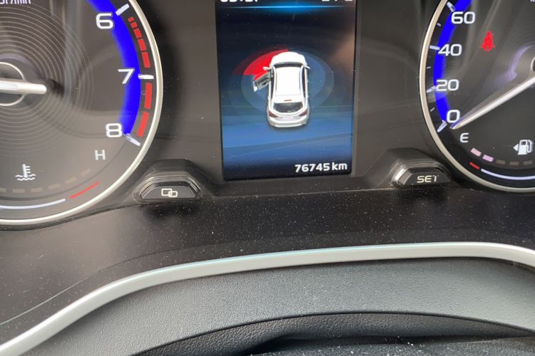 Used Geely Auto Vision S1 2018 1.5L Manual Fong Chi Model Odometer Close Up