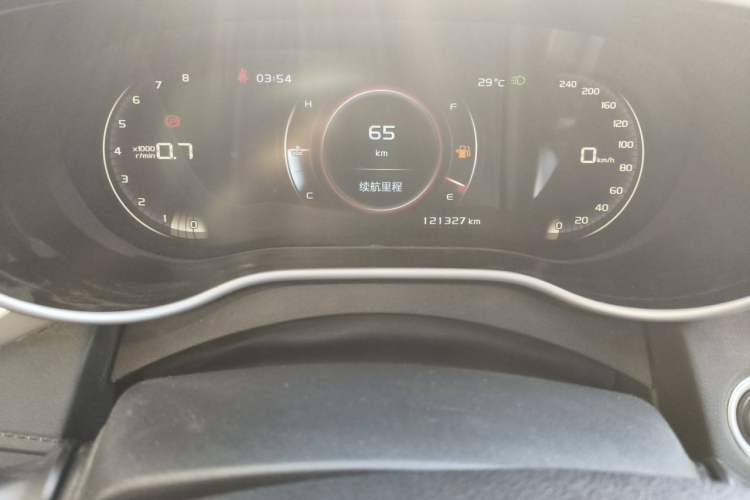 Used Geely Auto Vision S1 2018 1.5L Manual FENGXING Model Odometer Close Up