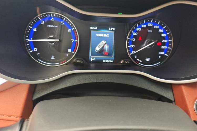 Used Geely Auto Vision S1 2018 1.5L CVT Fongchi Model Odometer Close Up