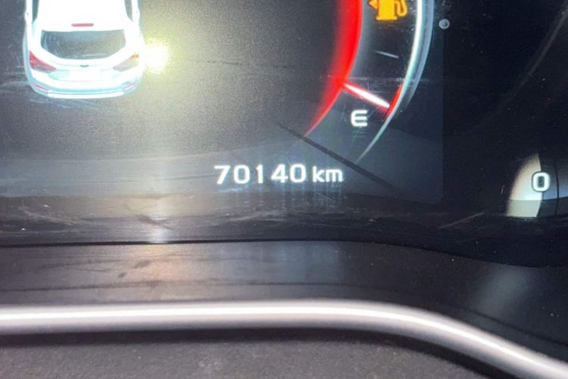 Used Geely Auto Vision S1 2018 1.4T CVT FENGXING Model Odometer Close Up