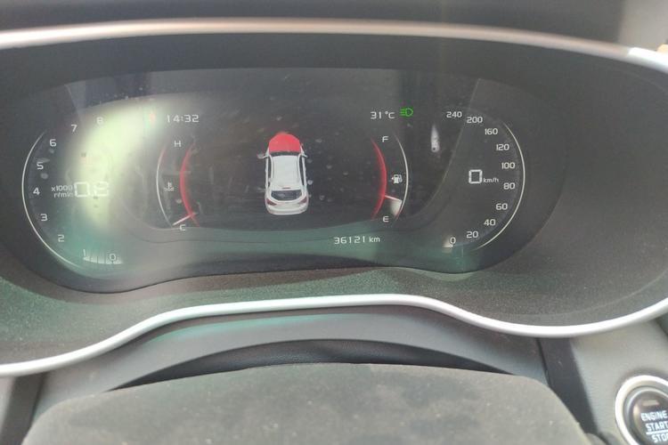 Used Geely Auto Vision S1 2018 1.5L Manual FENGXING Model Odometer Close Up