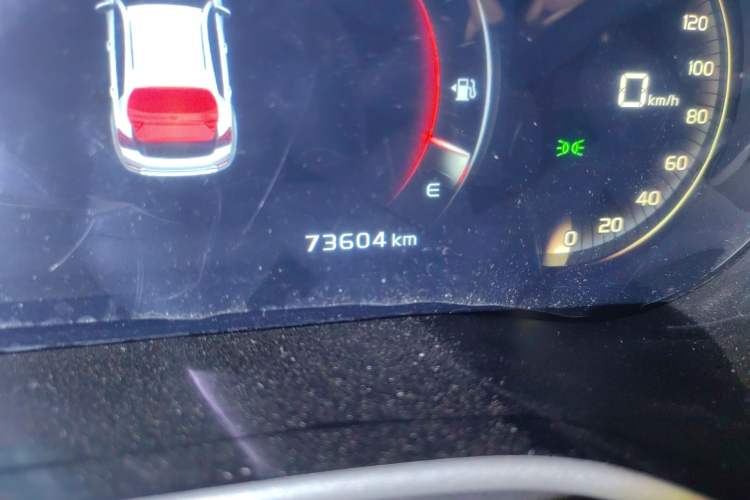 Used Geely Auto Vision S1 2018 1.5L Manual FENGXING Model Odometer Close Up