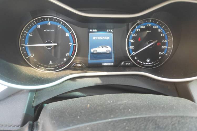 Used Geely Auto Vision S1 2018 1.5L Manual Fong Chi Model Odometer Close Up