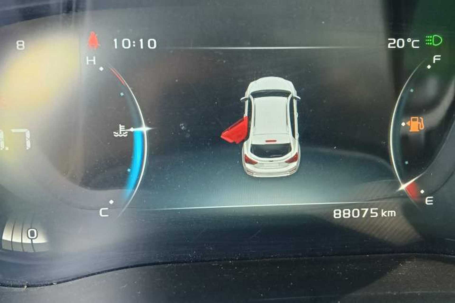 Used Geely Auto Vision S1 2018 1.5L Manual FENGXING Model Odometer Close Up