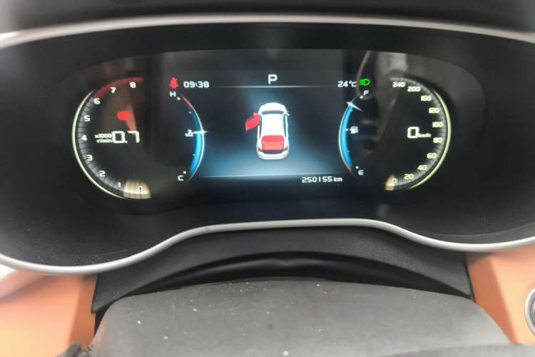 Used Geely Auto Vision S1 2018 1.4T CVT FENGXING Model Odometer Close Up