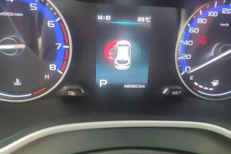 Used Geely Auto Vision S1 2018 1.5L CVT Fongchi Model Odometer Close Up