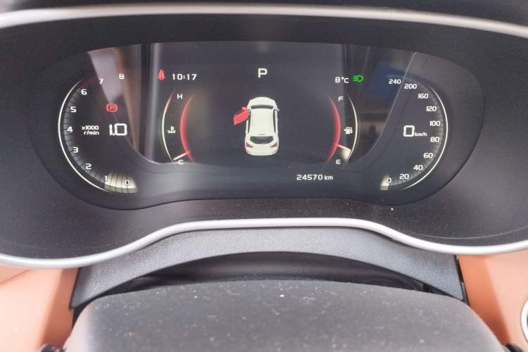Used Geely Auto Vision S1 2018 1.5L CVT FENGXING Model Odometer Close Up