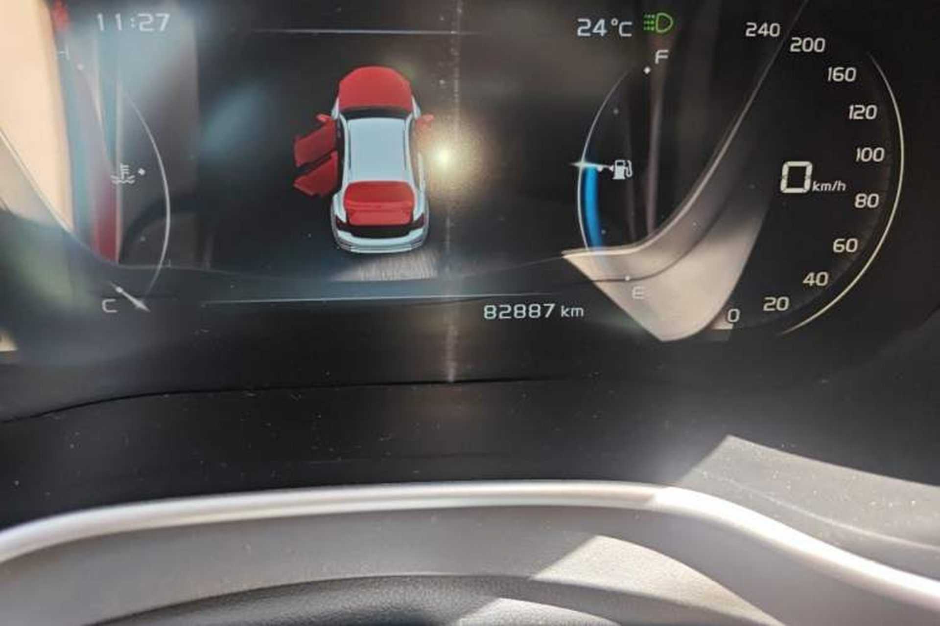 Used Geely Auto Vision S1 2018 1.5L Manual FENGXING Model Odometer Close Up
