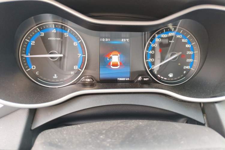 Used Geely Auto Vision S1 2018 1.5L Manual Fong Chi Model Odometer Close Up