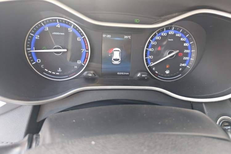 Used Geely Auto Vision S1 2018 1.5L Manual Fong Chi Model Odometer Close Up