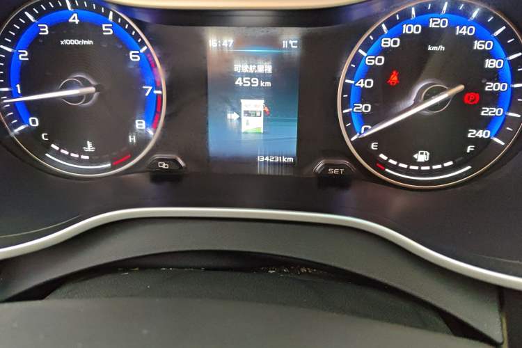 Used Geely Auto Vision S1 2018 1.5L Manual Fong Chi Model Odometer Close Up