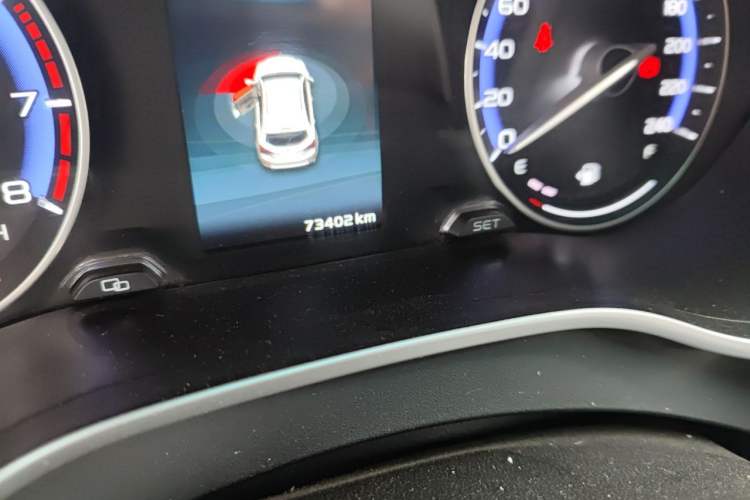 Used Geely Auto Vision S1 2018 1.5L Manual Fong Chi Model Odometer Close Up