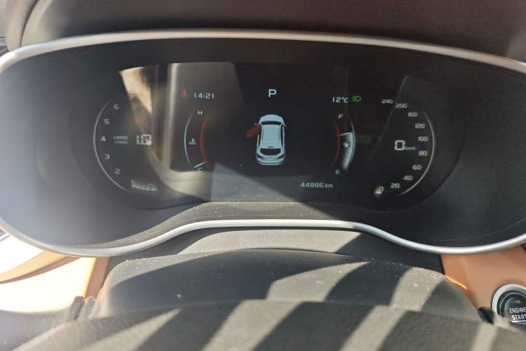 Used Geely Auto Vision S1 2018 1.4T CVT FENGXING Model Odometer Close Up