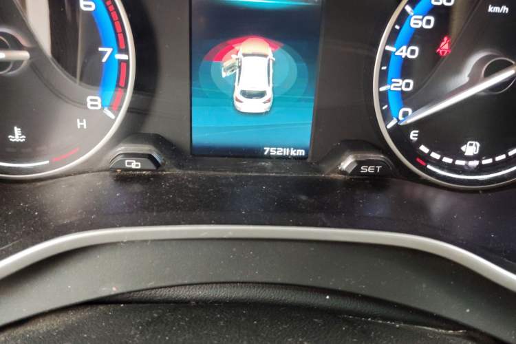 Used Geely Auto Vision S1 2018 1.5L Manual Fong Chi Model Odometer Close Up
