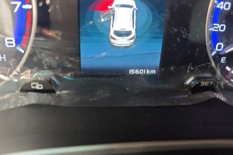 Used Geely Auto Vision S1 2018 1.5L Manual Fong Chi Model Odometer Close Up