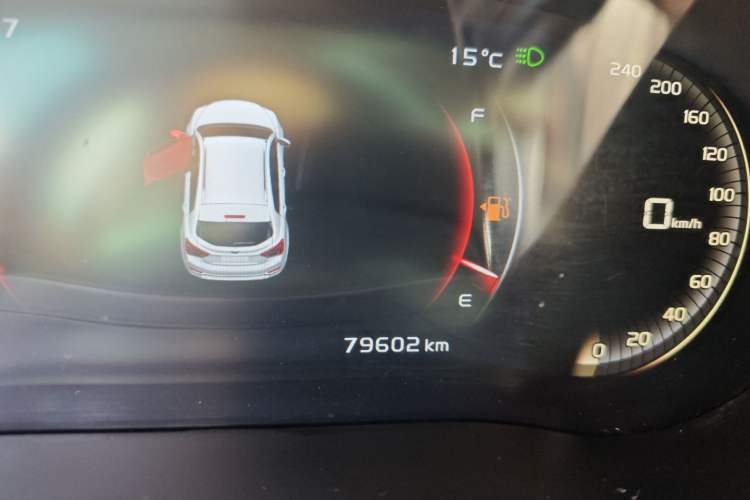 Used Geely Auto Vision S1 2018 1.5L Manual FENGXING Model Odometer Close Up