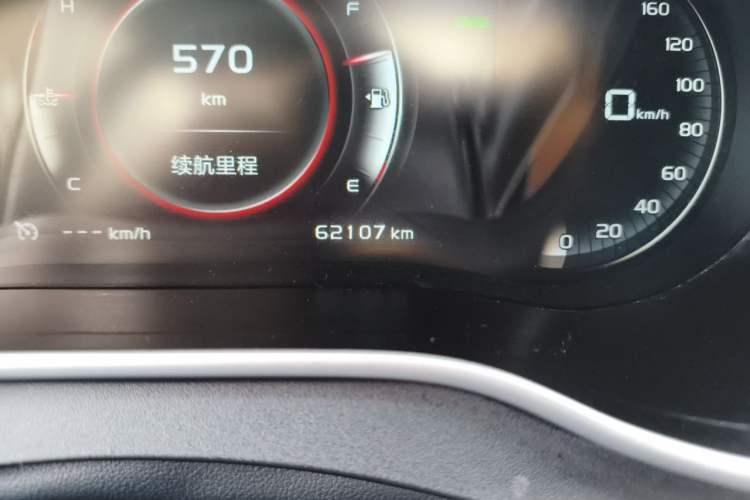 Used Geely Auto Vision S1 2018 1.4T CVT FENGXING Model Odometer Close Up