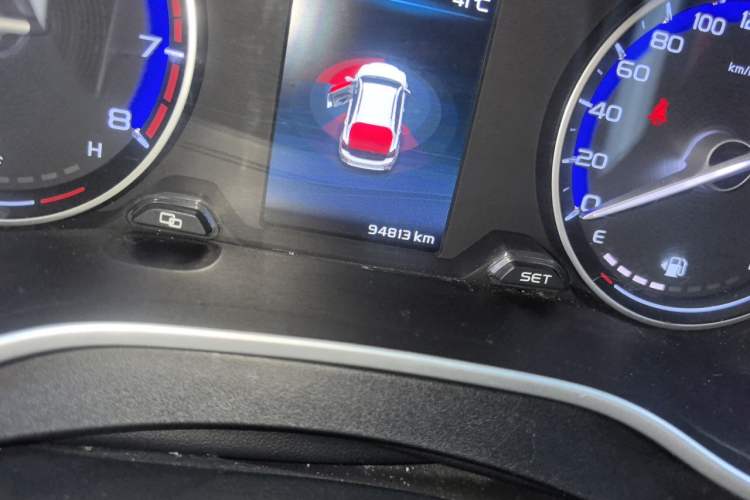 Used Geely Auto Vision S1 2018 1.5L Manual Fong Chi Model Odometer Close Up