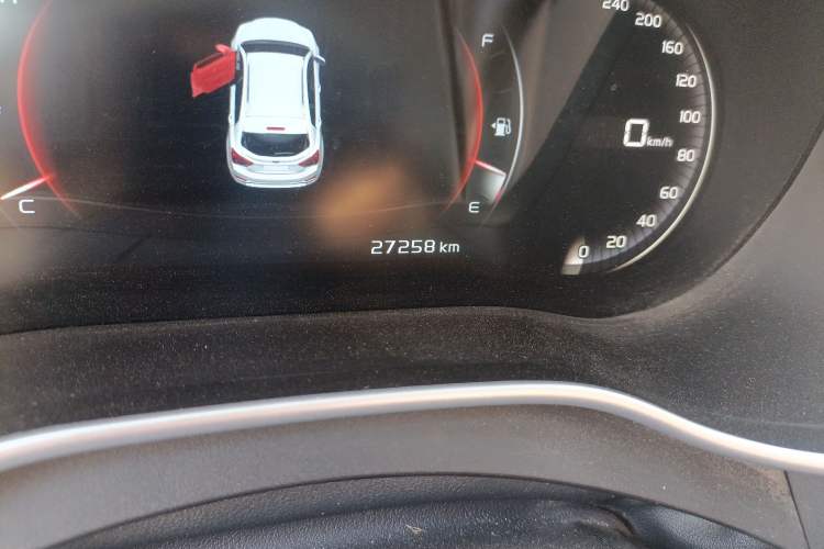 Used Geely Auto Vision S1 2018 1.5L Manual FENGXING Model Odometer Close Up