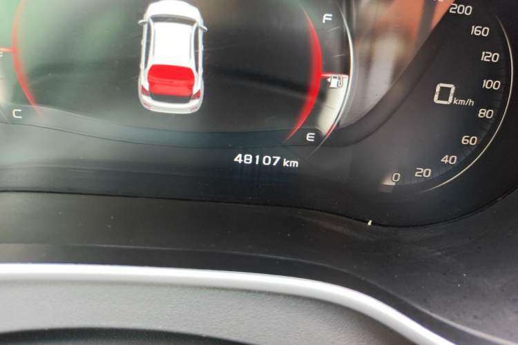 Used Geely Auto Vision S1 2018 1.5L CVT FENGXING Model Odometer Close Up
