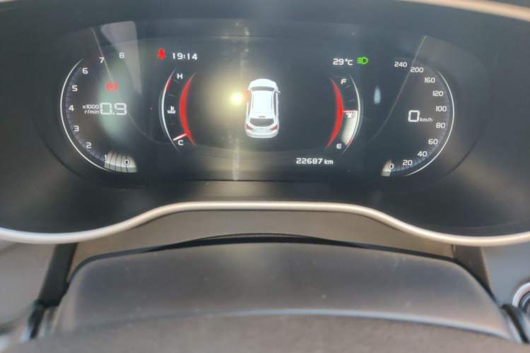 Used Geely Auto Vision S1 2018 1.5L Manual FENGXING Model Odometer Close Up