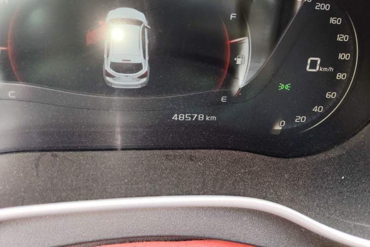 Used Geely Auto Vision S1 2018 1.5L CVT Fongchi Model Odometer Close Up