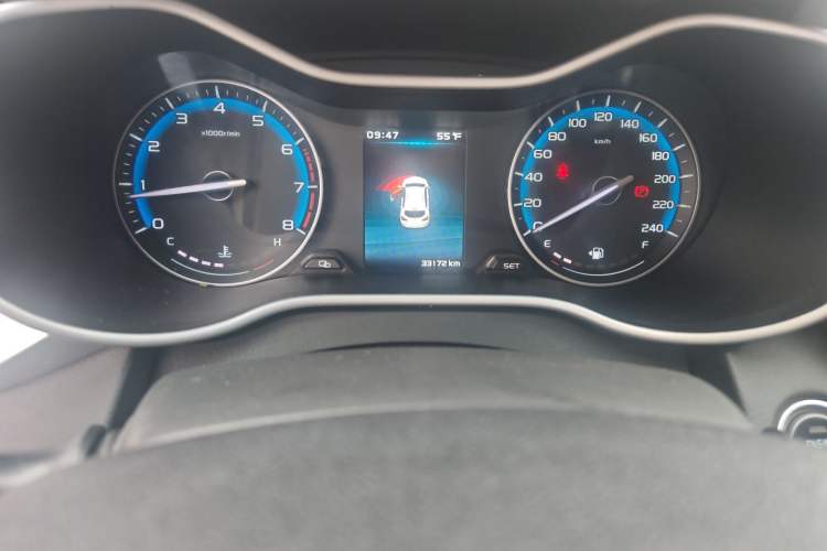 Used Geely Auto Vision S1 2018 1.5L Manual Fong Chi Model Odometer Close Up