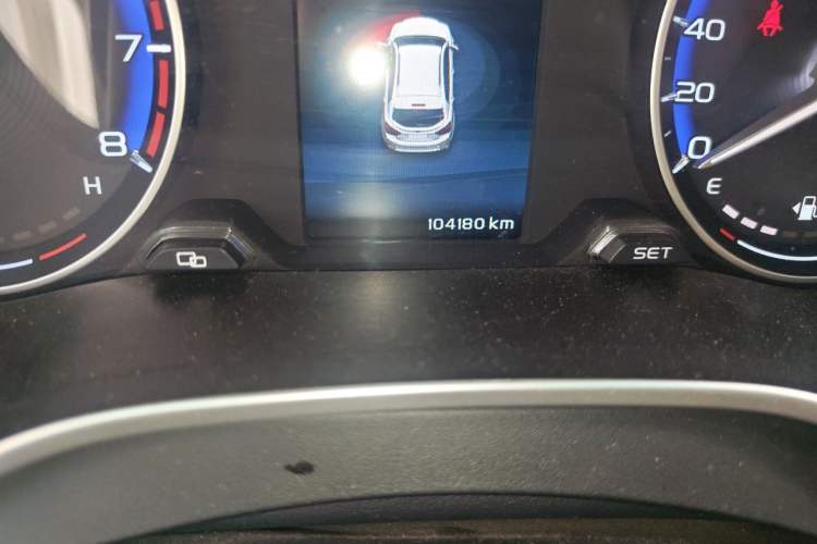 Used Geely Auto Vision S1 2018 1.5L Manual Fong Chi Model Odometer Close Up
