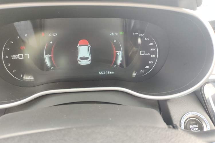 Used Geely Auto Vision S1 2018 1.5L Manual FENGXING Model Odometer Close Up