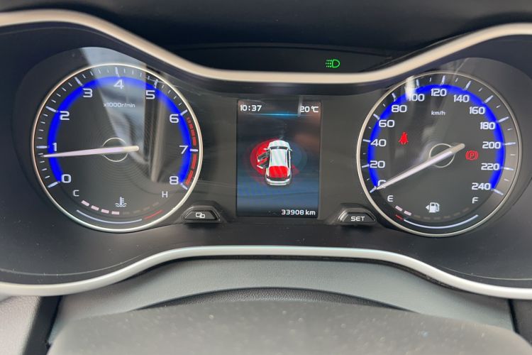 Used Geely Auto Vision S1 2018 1.5L Manual Fong Chi Model Odometer Close Up