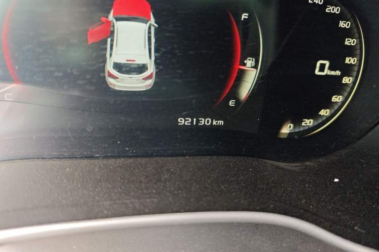 Used Geely Auto Vision S1 2018 1.5L CVT FENGXING Model Odometer Close Up