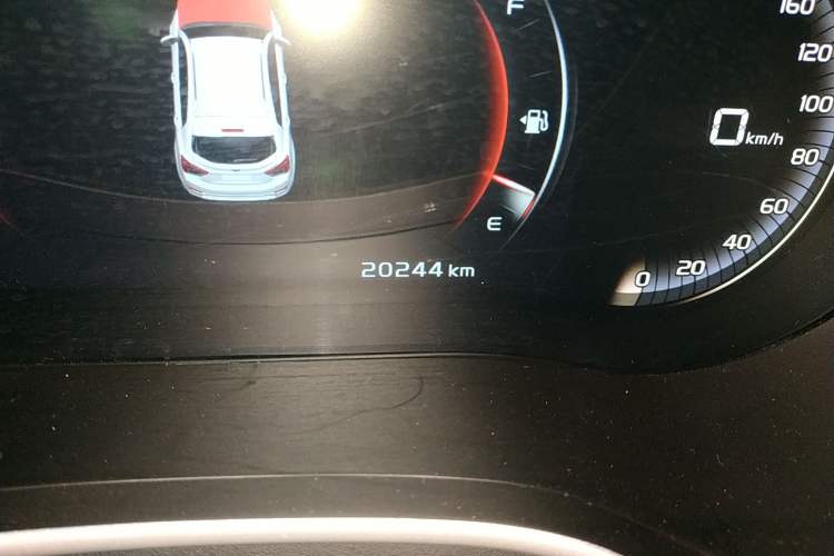 Used Geely Auto Vision S1 2018 1.5L CVT FENGXING Model Odometer Close Up