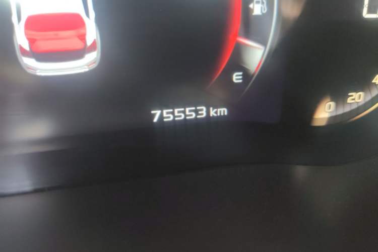 Used Geely Auto Vision S1 2018 1.5L Manual FENGXING Model Odometer Close Up